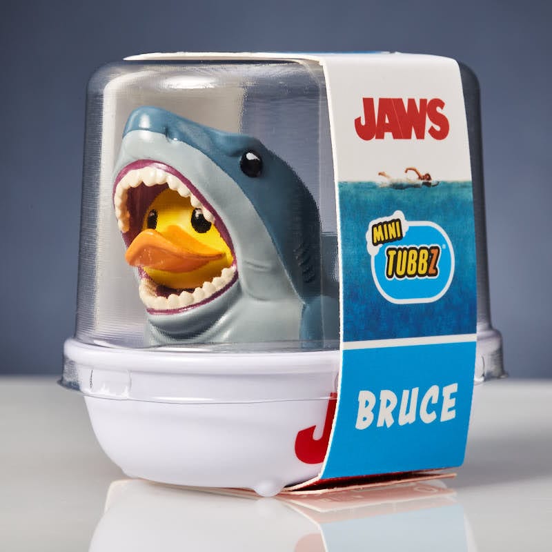 Numskull - Mini TUBBZ Canard de bain - Les Dents de la mer - Bruce (Édition baignoire) - 5cm