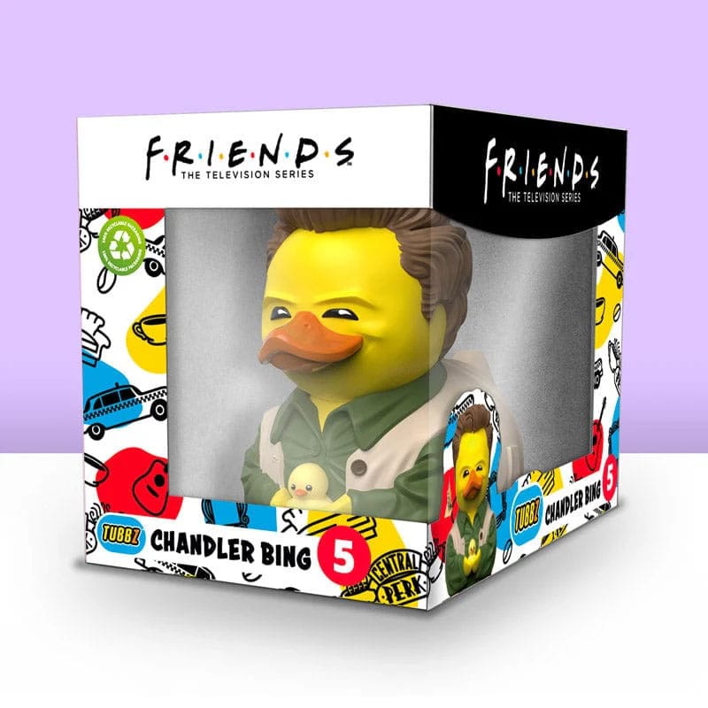 Numskull - Best of TUBBZ Boîte Canard de bain - Friends - Chandler Bing - 9cm