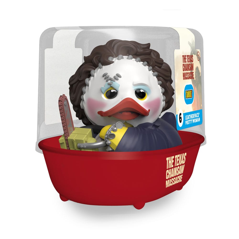 Numskull - TUBBZ Canard de bain - The Texas Chainsaw Massacre - Leatherface Pretty Woman (Première Édition) - 9cm