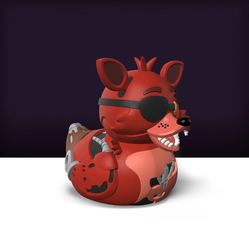 Numskull - Mini TUBBZ Canard de bain - Five Nights at Freddy's - Foxy (Édition baignoire) - 5cm