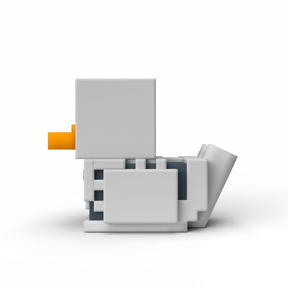 Numskull - Mini TUBBZ Canard de bain - Minecraft - Squelette (Édition baignoire) - 5cm