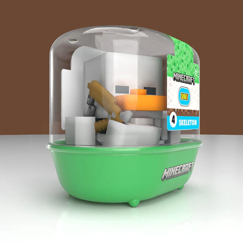 Numskull - TUBBZ Canard de bain - Minecraft - Squelette (Première Édition) - 9cm