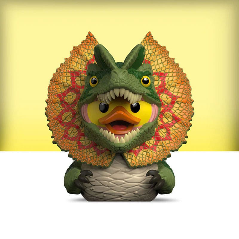 Numskull - Mini TUBBZ Canard de bain - Jurassic Park - Dilophosaurus (Édition baignoire) - 5cm