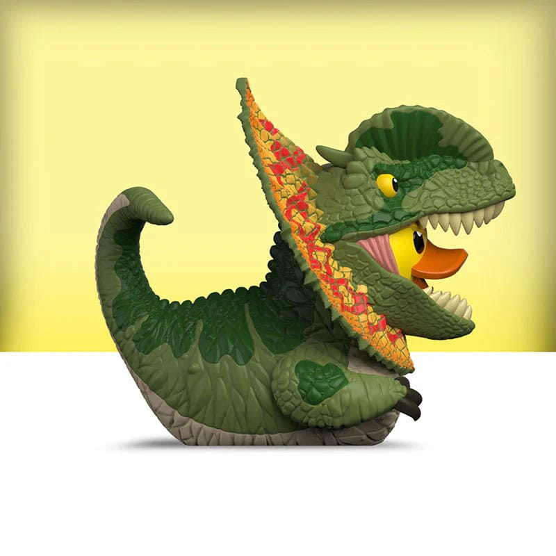 Numskull - Mini TUBBZ Canard de bain - Jurassic Park - Dilophosaurus (Édition baignoire) - 5cm