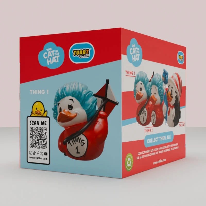 Le Chat chapeauté Tubbz figurine PVC Thing 1 Boxed Edition 10 cm