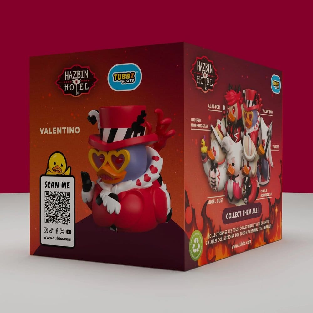 Hazbin Hotel Tubbz figurine PVC Valentino Boxed Edition 10 cm