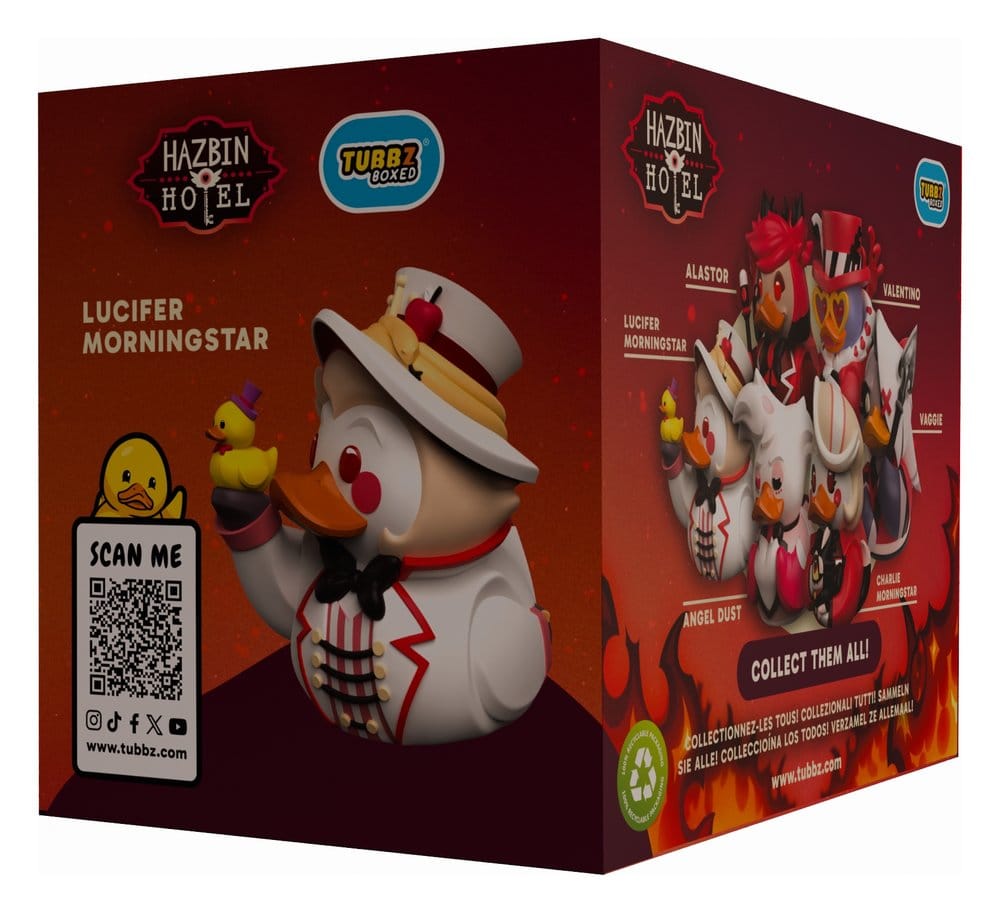 Hazbin Hotel Tubbz figurine PVC Lucifer Morningstar Boxed Edition 10 cm
