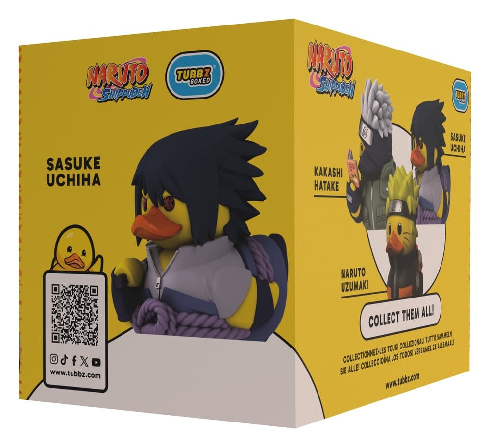 Naruto Shippuden Tubbz figurine PVC Sasuke Uchiha Boxed Edition 10 cm