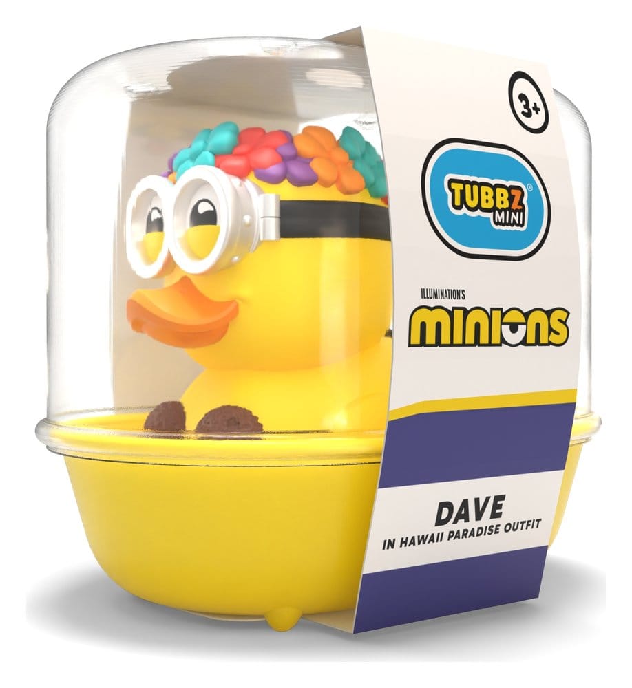 Minions Tubbz Mini figurine PVC Dave Hawaii Paradise 5 cm