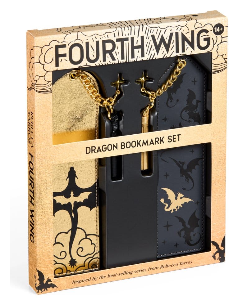 Fourth Wing pack 2 marque-pages Dragon 15 cm