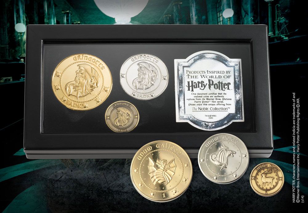 Harry Potter réplique pièces des Gobelins de Gringotts
