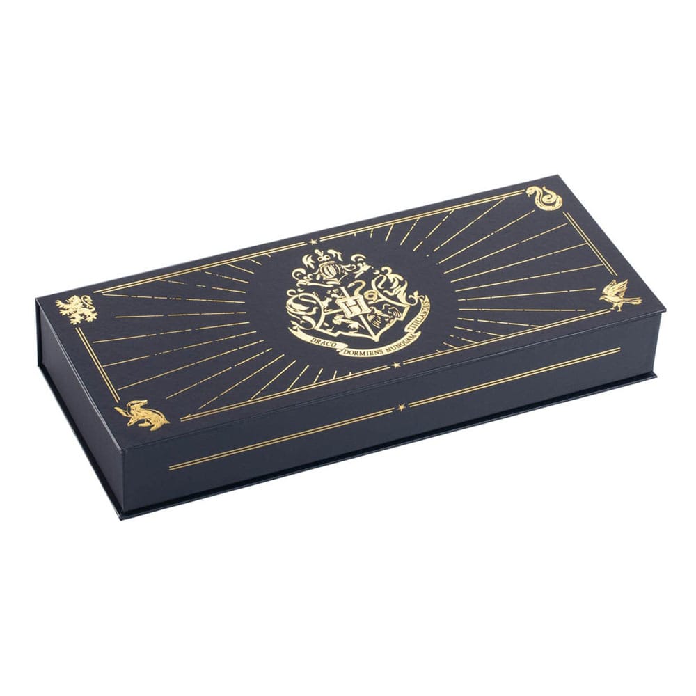 Harry Potter réplique Plume d'écriture Poudlard avec papier à en-tête Poudlard 31 cm