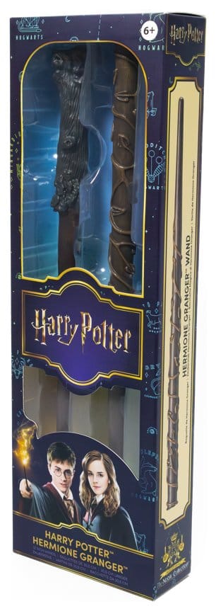 Harry Potter réplique Roleplay pack de 2 baguettes Harry Potter & Hermione Granger 31 cm