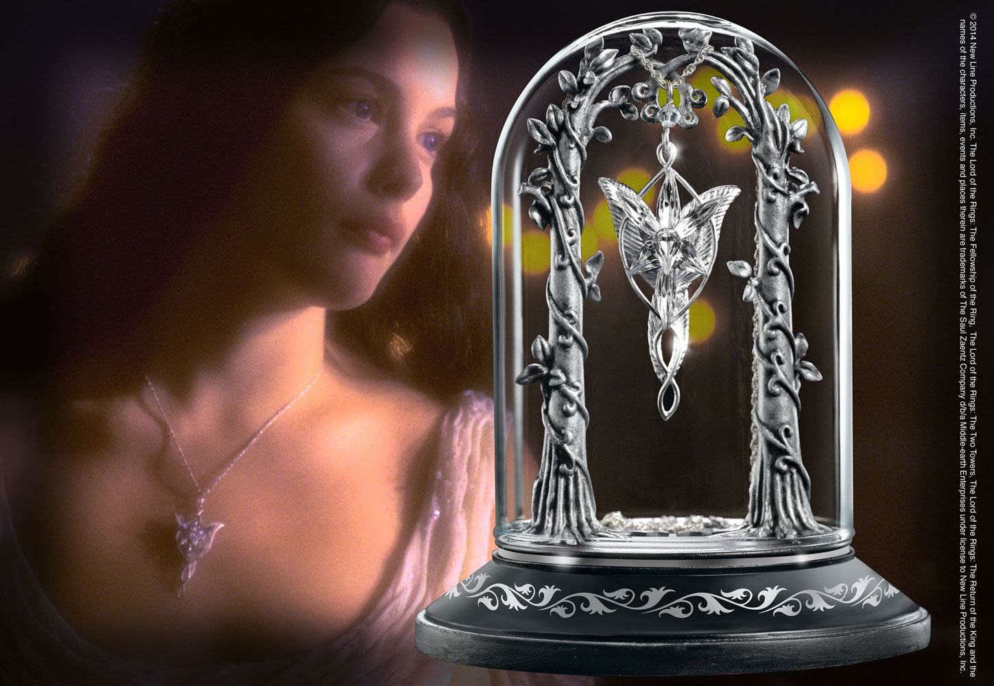 Le Seigneur des Anneaux présentoir pour pendentif Arwen Etoile du Soir