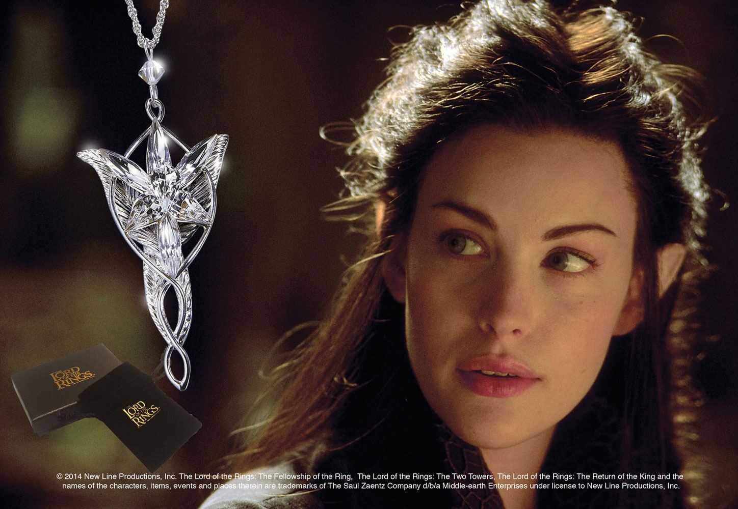 Le Seigneur des Anneaux pendentif Arwen Etoile du Soir