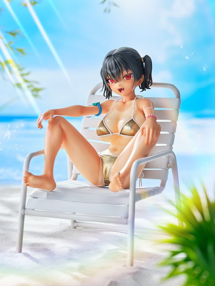 Original Character Figurine 1/5 Nocturnas Sasaki Kanna–Gold Bikini Ver. 23 cm