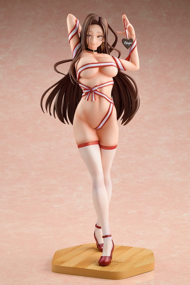 Imaizumi Brings All the Gals to His House statuette PVC 1/6 Risa Hamazaki Bow Ver. 28 cm