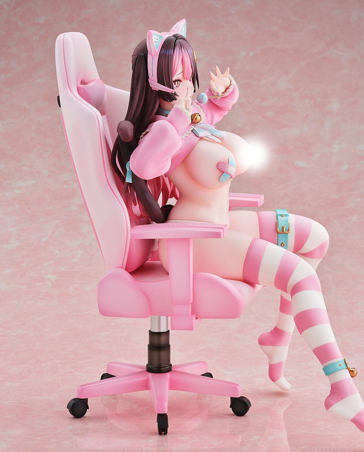 Comic Unreal statuette PVC 1/6 The Bewitching Landmine-Type Catgirl Streamer, Kuro Illustrated by Danimaru 22 cm