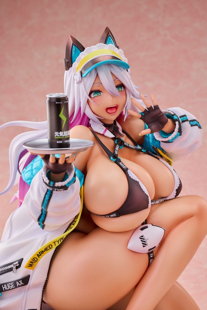Original Character statuette 1/4 Meido-Busou: Ax Street Ver. 26 cm