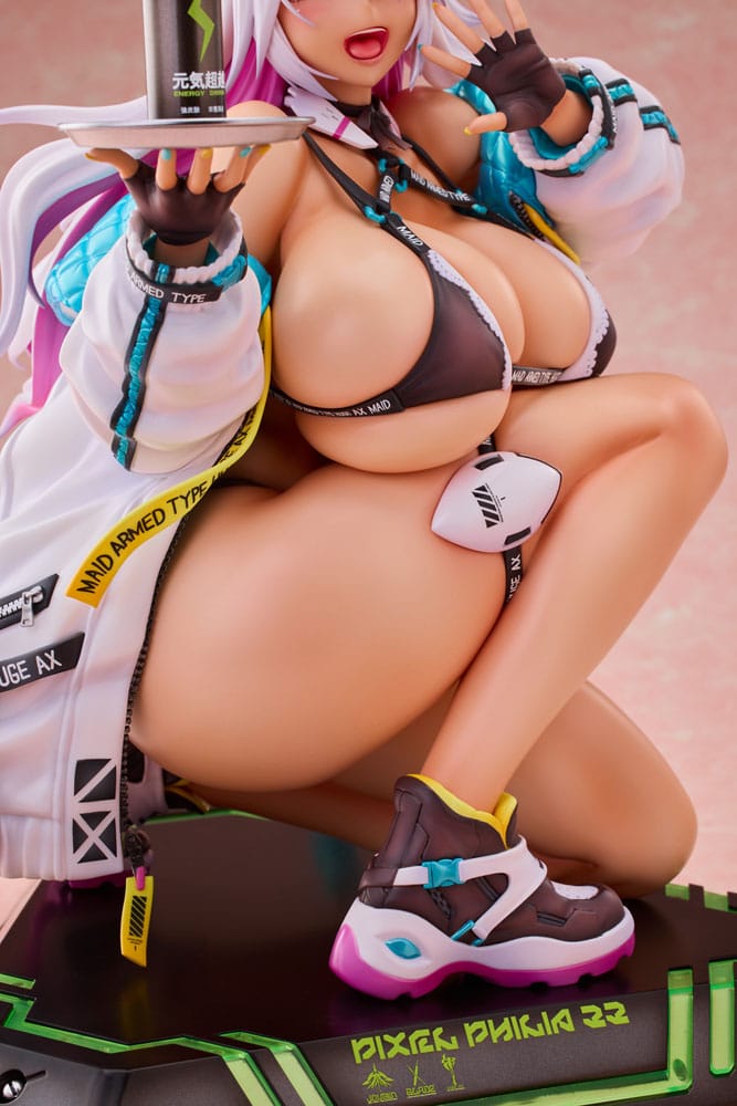 Original Character statuette 1/4 Meido-Busou: Ax Street Ver. 26 cm