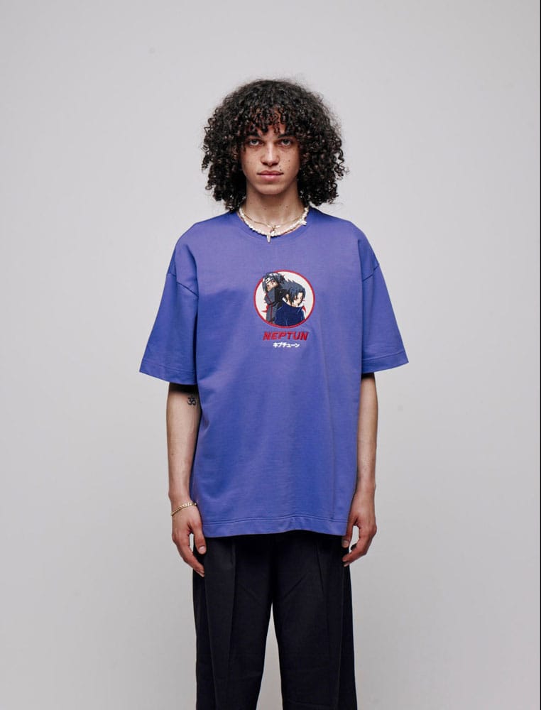 Naruto Shippuden T-Shirt Graphic Purple (M)