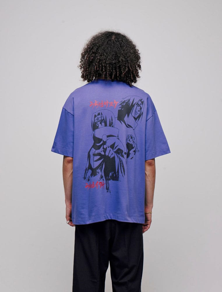 Naruto Shippuden T-Shirt Graphic Purple (M)