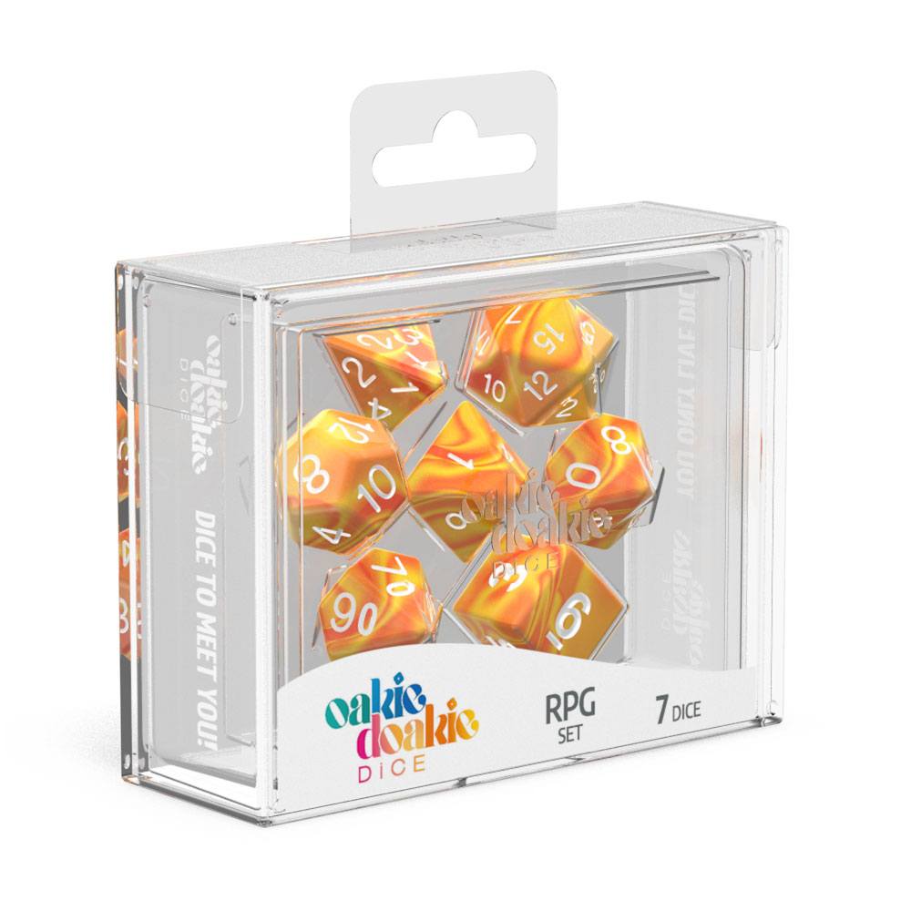 Oakie Doakie Dice dés RPG-Set Gemidice - Sunstone (7)