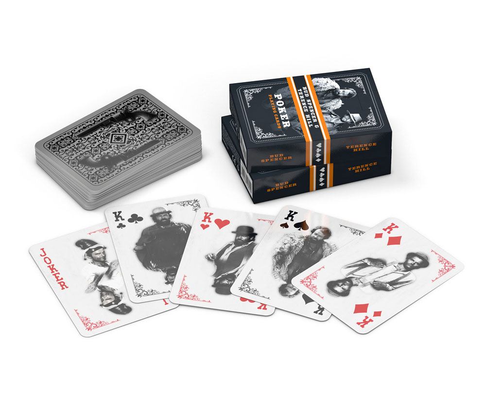 Bud Spencer & Terence Hill jeu de cartes de poker Western