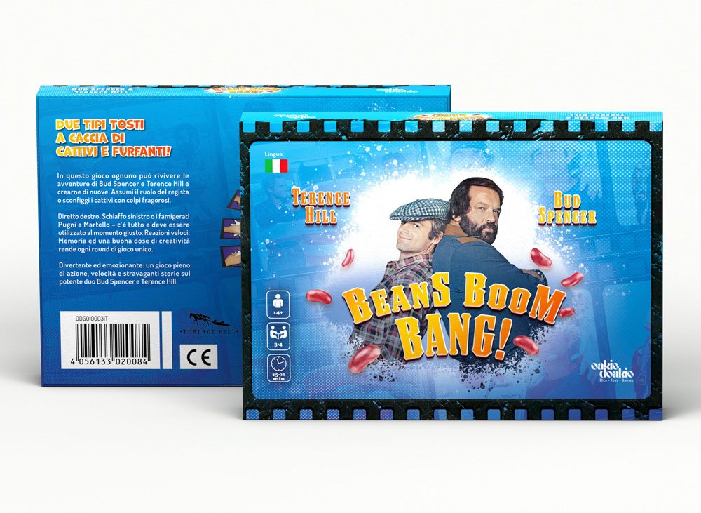Bud Spencer & Terence Hill jeu de cartes BEANS BOOM BANG! *ITALIEN*