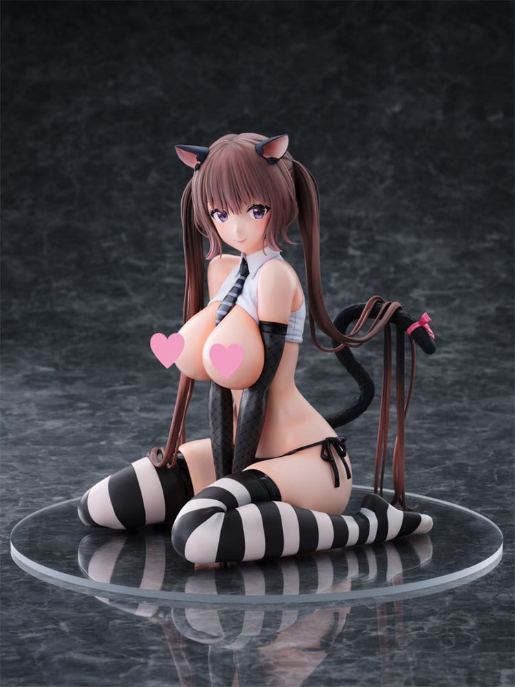 Original Character statuette 1/6 Itazura Cat miumiu Illustrated by Mataro 17 cm
