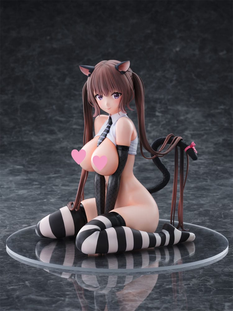 Original Character statuette 1/6 Itazura Cat miumiu Illustrated by Mataro 17 cm