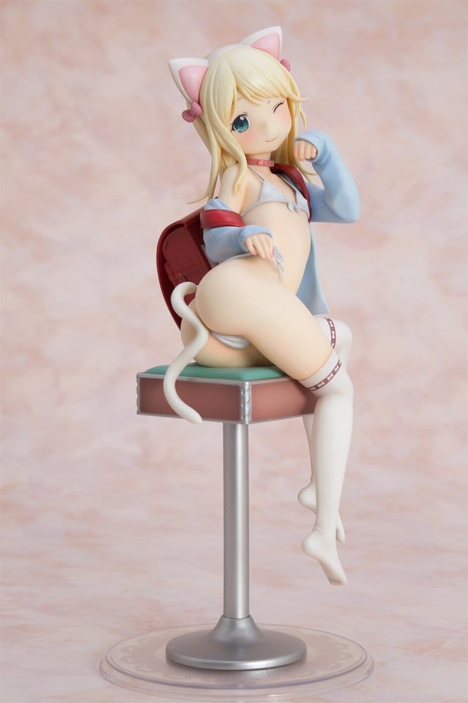 Hatsukoi Ribbon figurine PVC 1/6 Yuu White cat Ver. 25 cm