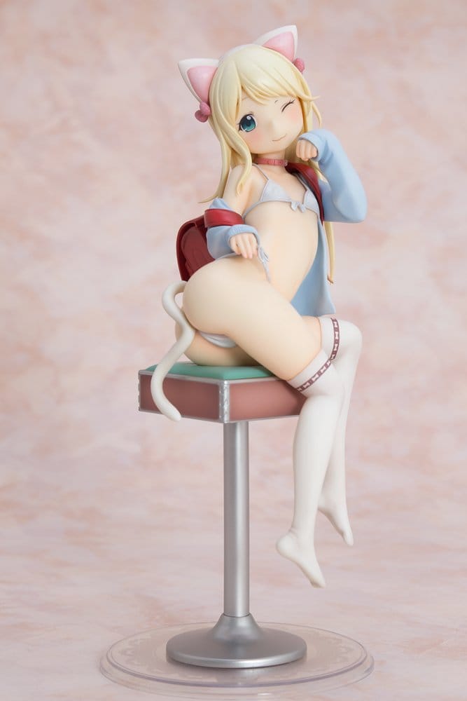 Hatsukoi Ribbon figurine PVC 1/6 Yuu White cat Ver. 25 cm