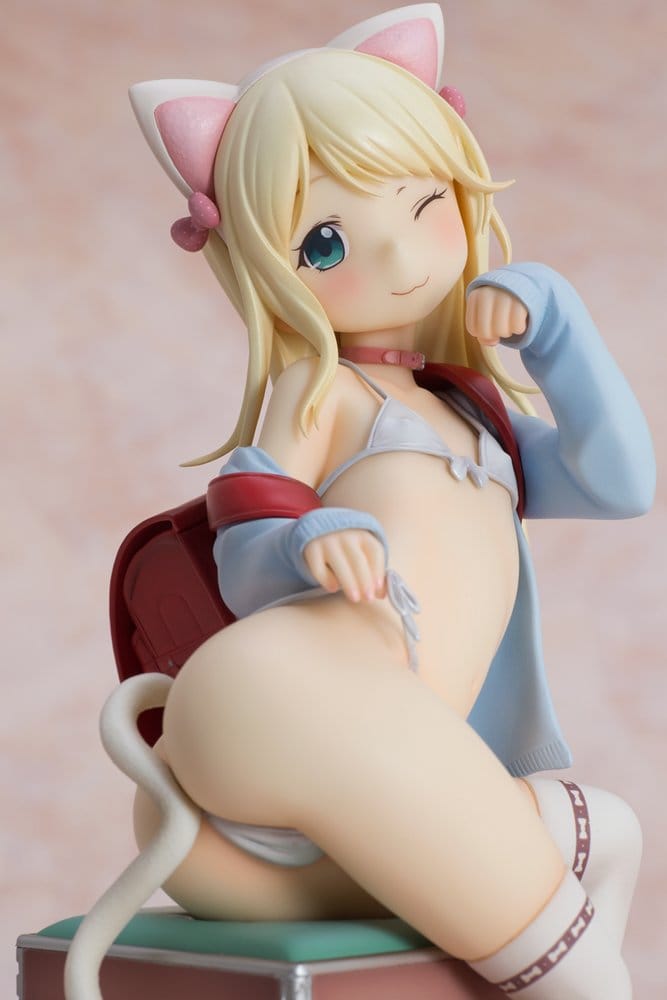 Hatsukoi Ribbon figurine PVC 1/6 Yuu White cat Ver. 25 cm