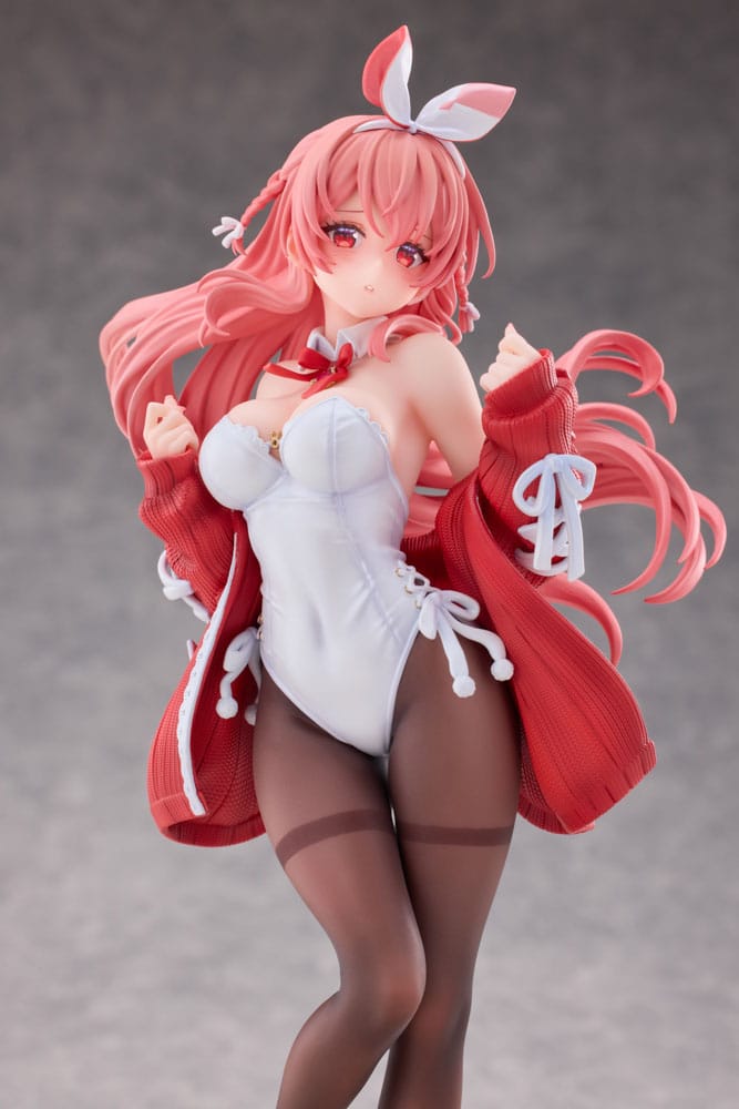 Original Character statuette PVC 1/7 White Rabbit Illustrated by Rosuuri Deluxe Version 24 cm