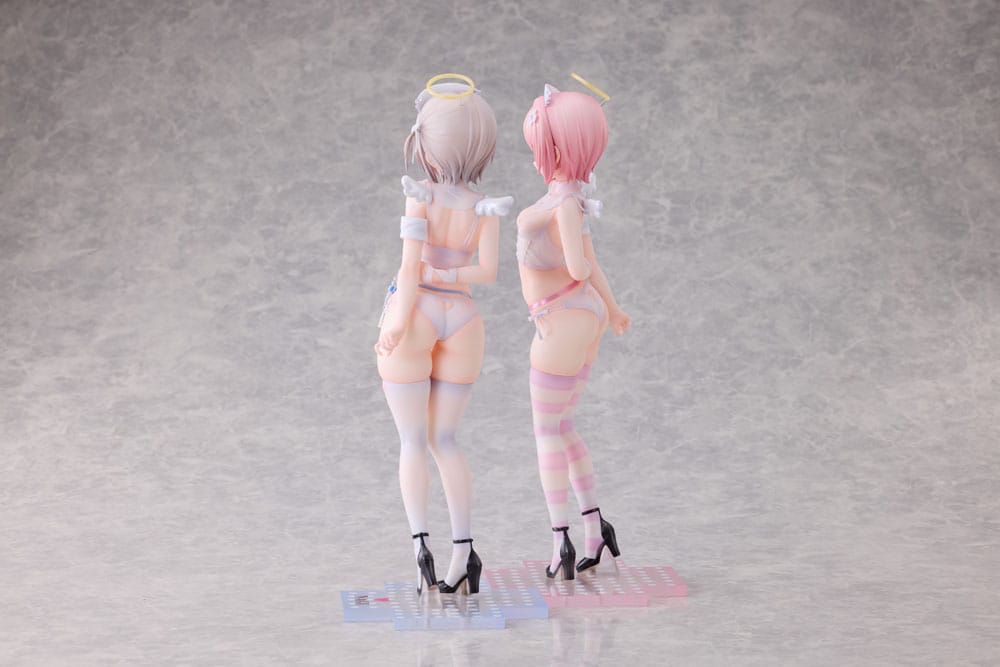 Original Character statuette 1/6 Suzu & Nagi Illustrated by Kuma 4-gou Set Edition 27 cm