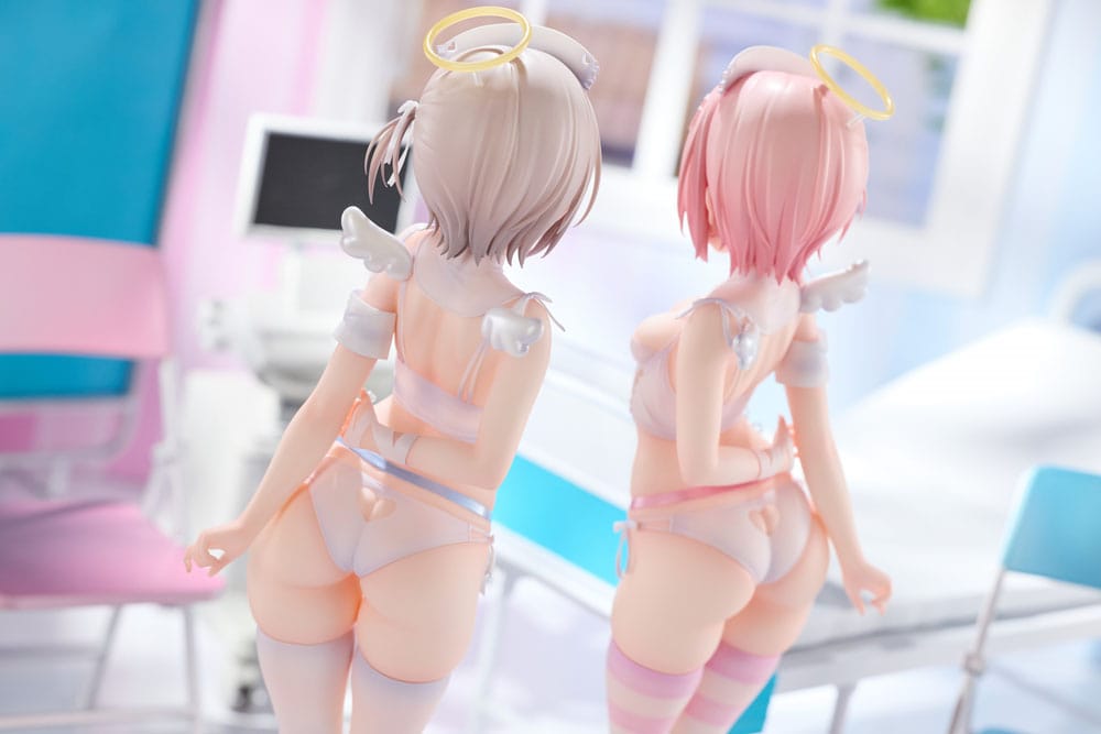 Original Character statuette 1/6 Suzu & Nagi Illustrated by Kuma 4-gou Set Edition 27 cm