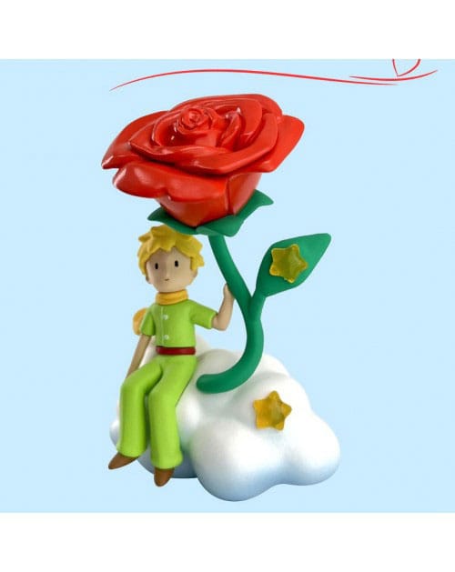 Le Petit Prince figurine sous la rose 9 cm