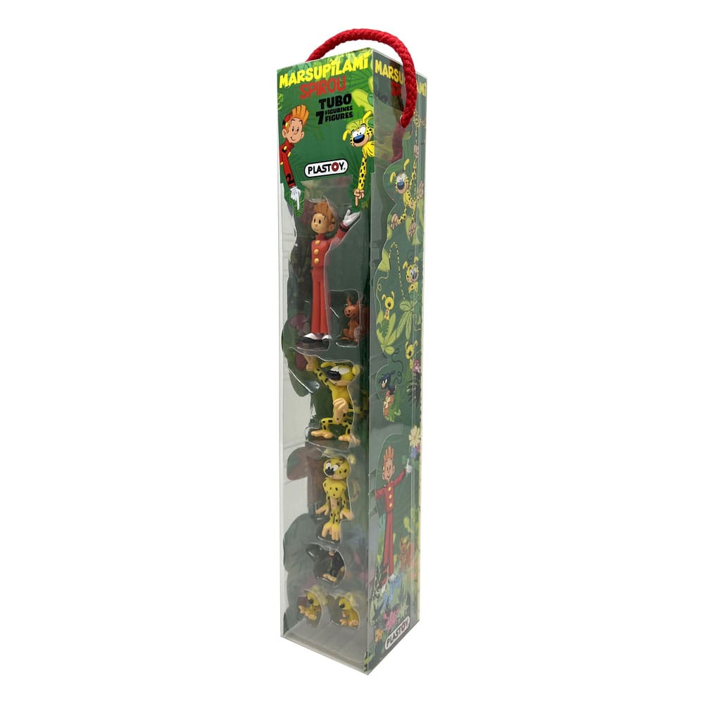Marsupilami tubo 7 figurines Characters 4 - 10 cm