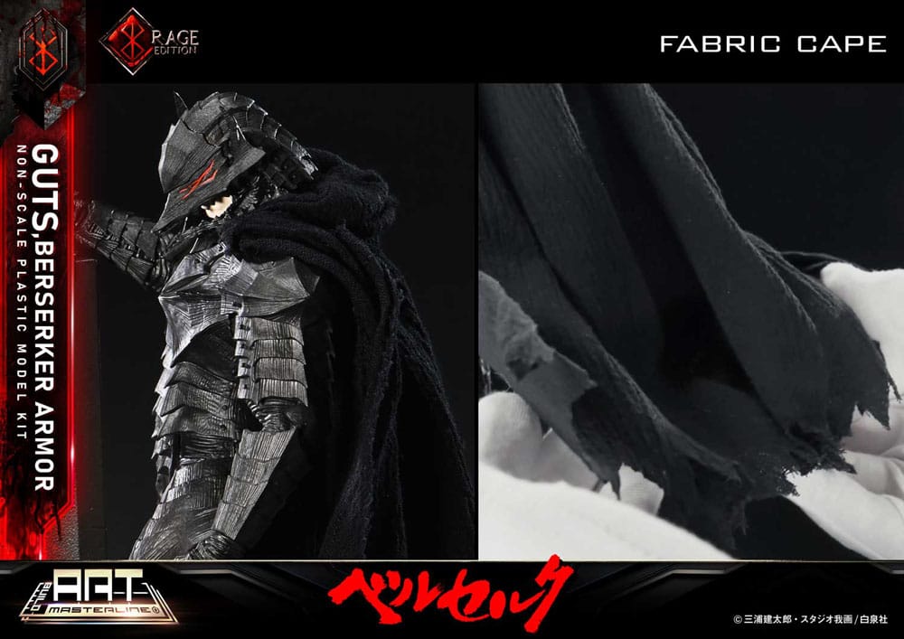 Berserk figurine Plastic Model Kit Build Art Masterline Guts Berserker Armor Rage 30 cm