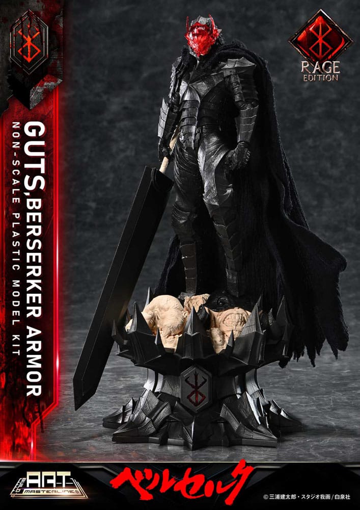 Berserk figurine Plastic Model Kit Build Art Masterline Guts Berserker Armor Rage 30 cm