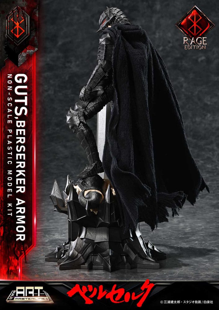 Berserk figurine Plastic Model Kit Build Art Masterline Guts Berserker Armor Rage 30 cm