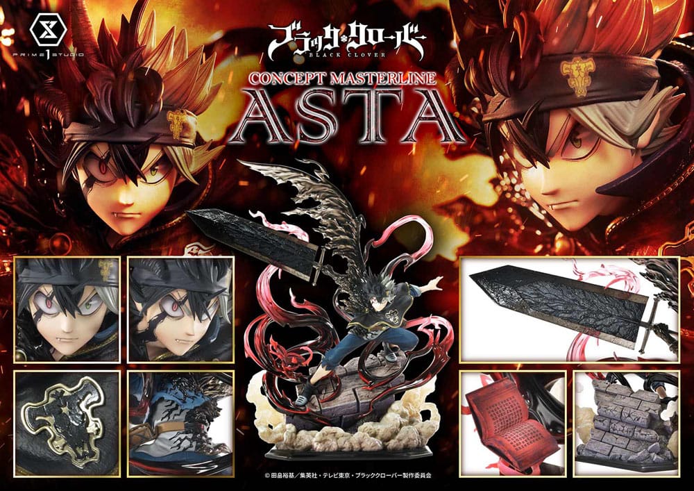 Black Clover Concept Masterline Series statuette 1/6 Asta Exclusive Ver. 50 cm