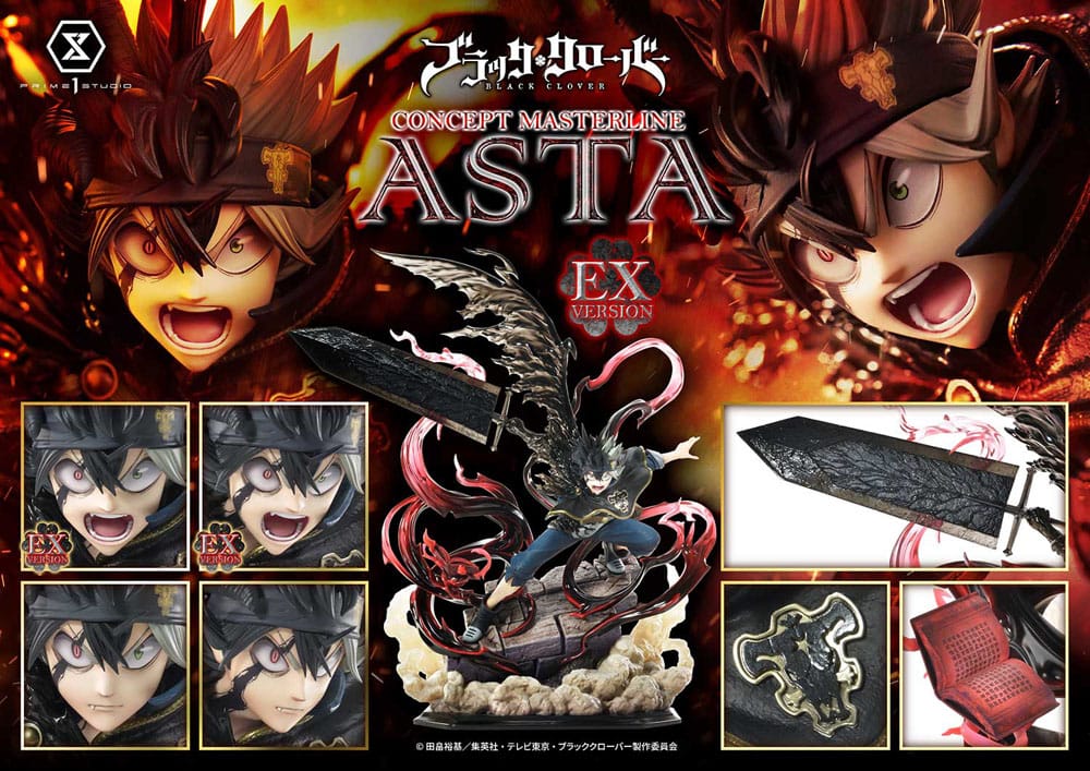 Black Clover Concept Masterline Series statuette 1/6 Asta Exclusive Ver. 50 cm
