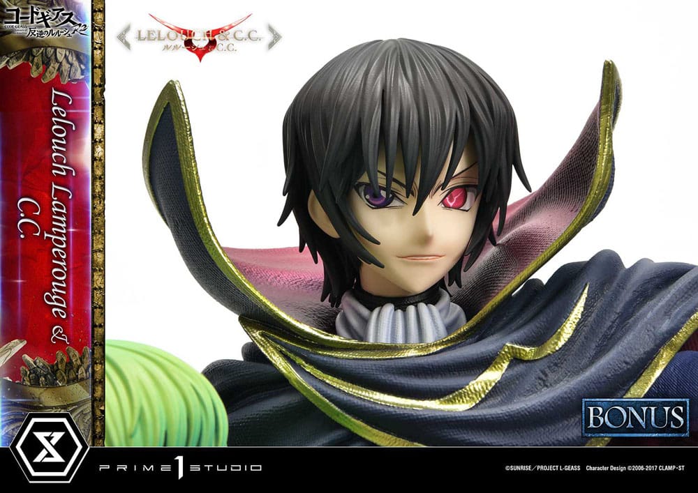 Code Geass: Lelouch of the Rebellion Concept Masterline Series statuette 1/6 Lelouch Lamperouge & C.C. 44 cm