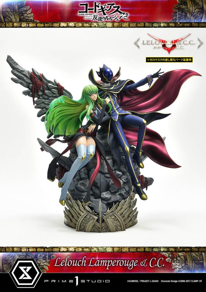 Code Geass: Lelouch of the Rebellion Concept Masterline Series statuette 1/6 Lelouch Lamperouge & C.C. 44 cm