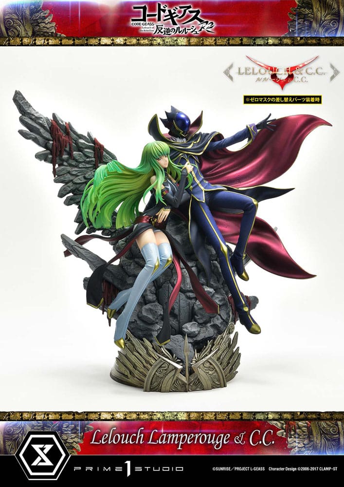 Code Geass: Lelouch of the Rebellion Concept Masterline Series statuette 1/6 Lelouch Lamperouge & C.C. 44 cm
