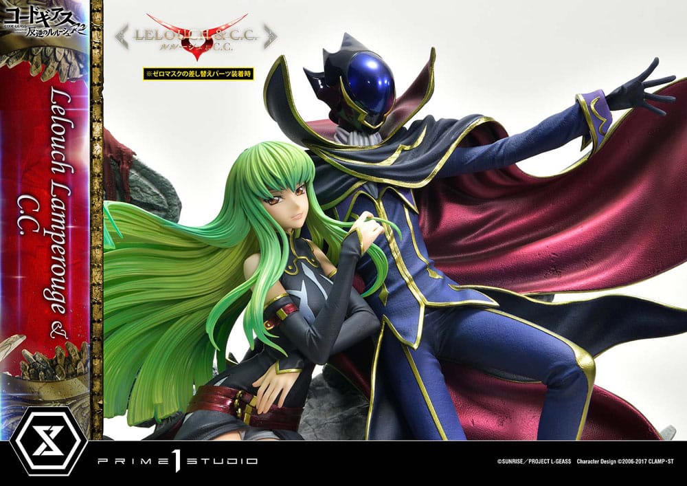 Code Geass: Lelouch of the Rebellion Concept Masterline Series statuette 1/6 Lelouch Lamperouge & C.C. 44 cm