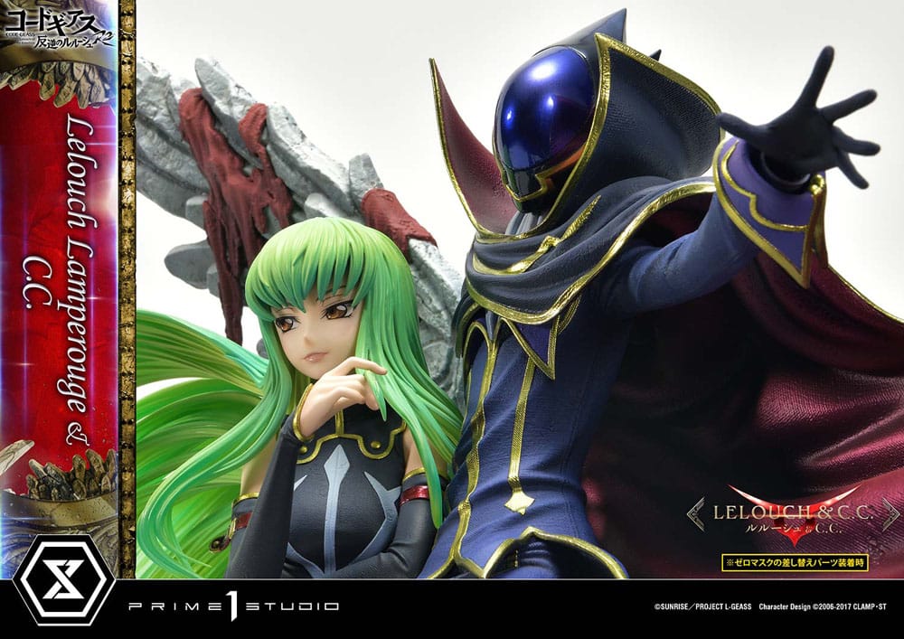 Code Geass: Lelouch of the Rebellion Concept Masterline Series statuette 1/6 Lelouch Lamperouge & C.C. 44 cm