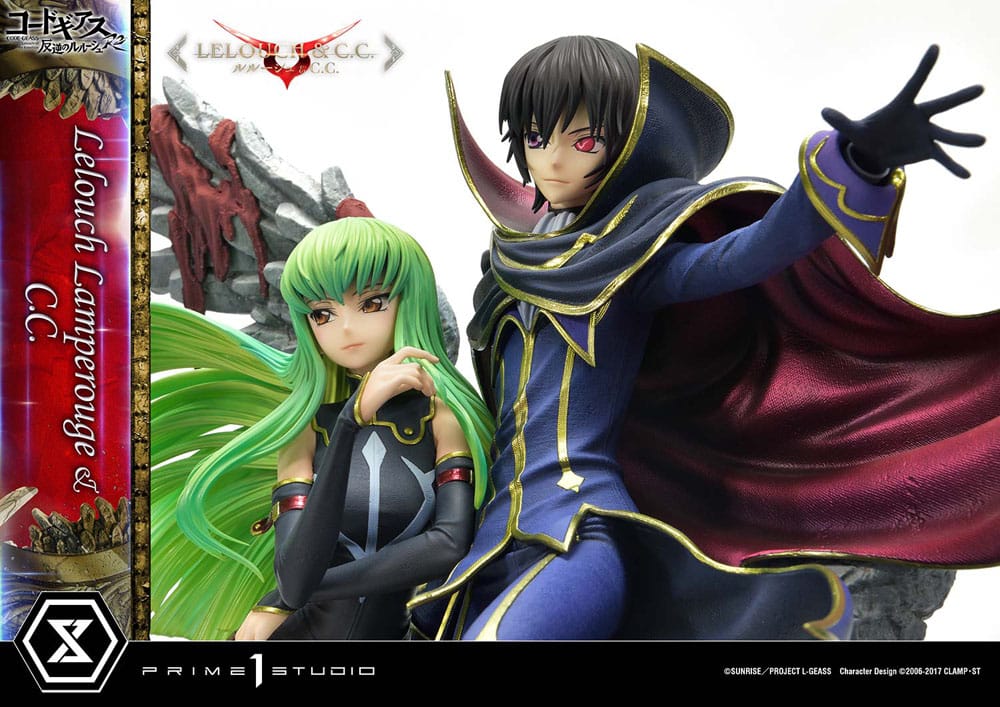 Code Geass: Lelouch of the Rebellion Concept Masterline Series statuette 1/6 Lelouch Lamperouge & C.C. 44 cm